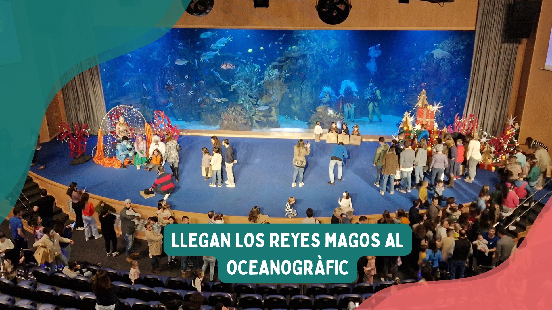 La magia de los Reyes Magos en el Oceanogràfic