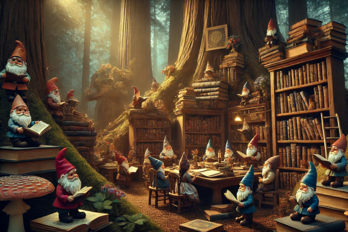 La biblioteca secreta de los gnomos